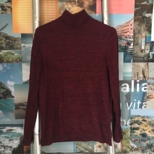 ASOS Maroon Turtleneck Sweater